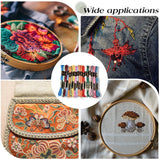 Broderigarn i Polyester – 6 - Trådet, Mix Farver (18 Dukker, 8m) - Uniq Perler - 