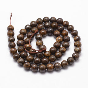 Bronzit Perlen – Rund (10mm) - Uniq Perler - 