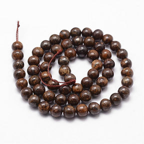 Bronzit – Rund (8mm) - Uniq Perler - 116101