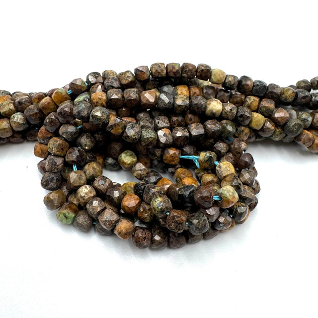 Brun Turquise Perler – Kubeformet (4x4 mm) - Uniq Perler - 67800123