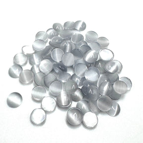Cat Eye Cabochons – Grau (6mm) 20 Stk - Uniq Perler - 114890