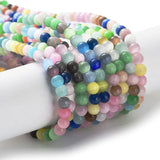 Cat Eye, Farve Mix, (4mm) - Uniq Perler - 111915