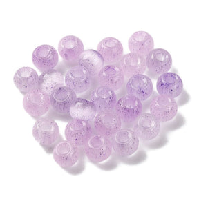 Cat Eye Perlen - Lila (4x3mm) 150 Stk - Uniq Perler - 672922