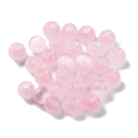 Cat Eye Perler - Pink (4x3mm) 150 stk - Uniq Perler - 104125