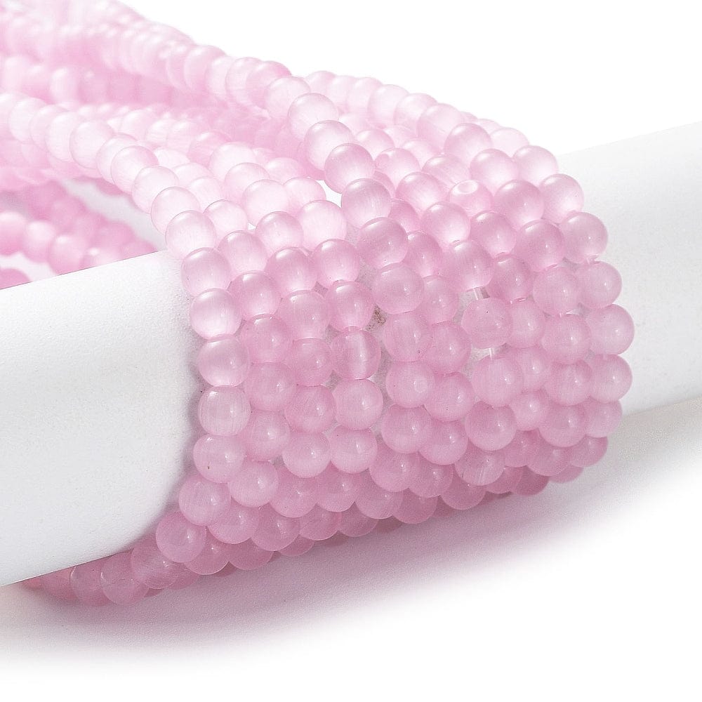 Cat Eye – Rosa (4mm) - Uniq Perler - 111917
