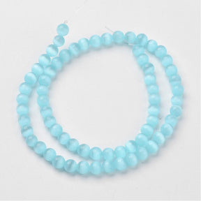 Cat Eye – Turquoise (6mm) - Uniq Perler - 112380