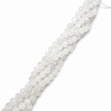 Auktion D......Bjergkrystal Perler – Facetterede, Runde (8mm)