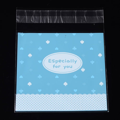 Cellofanposer – Blå (13.1x9.9cm) 100 stk - Uniq Perler - 117730