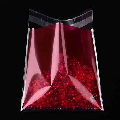 Cellofanposer Med Julemotiv, 14x10cm, 100 stk. - Uniq Perler - 113661