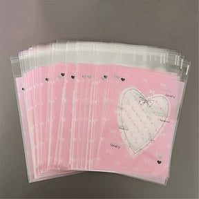 Cellophane bags – Pink (15x10cm) 50 pcs - Uniq Perler - 6775678