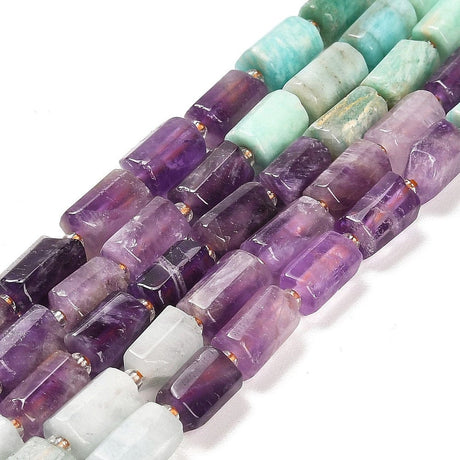 Chakra Naturstensperler - Tøndeformet (6 - 7.5x9 - 11mm) - Uniq Perler - 429843