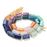 Chakra Naturstensperler - Tøndeformet (6 - 7.5x9 - 11mm) - Uniq Perler - 429843