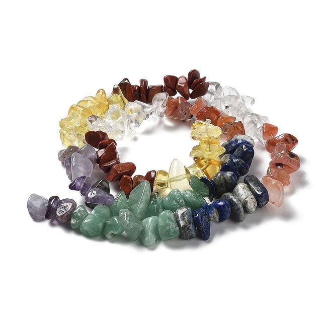 Chakra Sten, Chips, 5 - 17mm - Uniq Perler - 116588