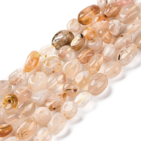 Cherry Blossom Agat – Nuggets (7x12mm) - Uniq Perler - 113545