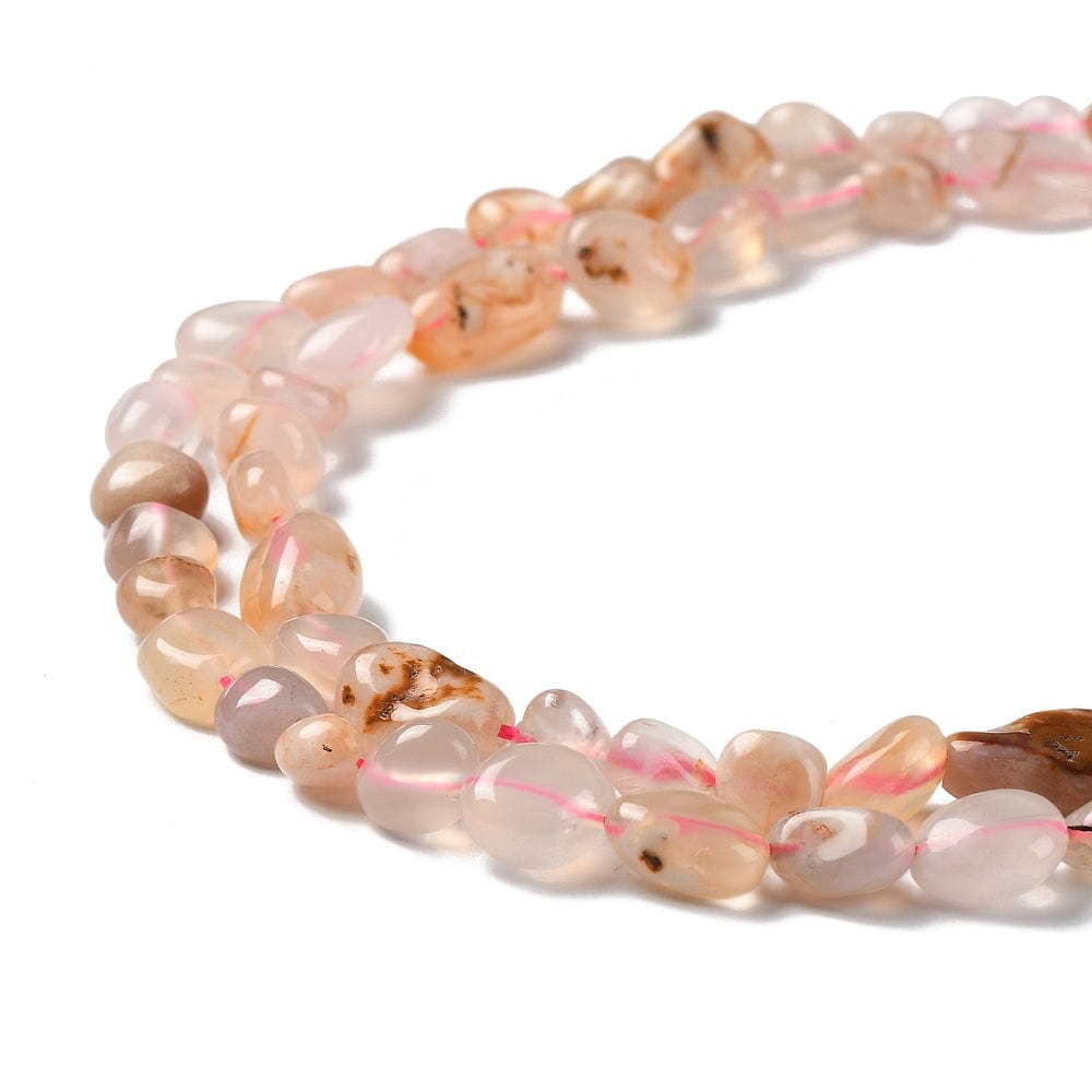 Cherry Blossom Agat – Nuggets (7x16mm) - Uniq Perler - 0001489531