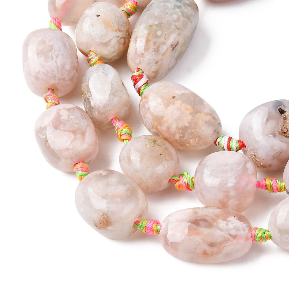 Cherry Blossom Agat Perler – Nuggets (14 - 27mm) - Uniq Perler - 117514