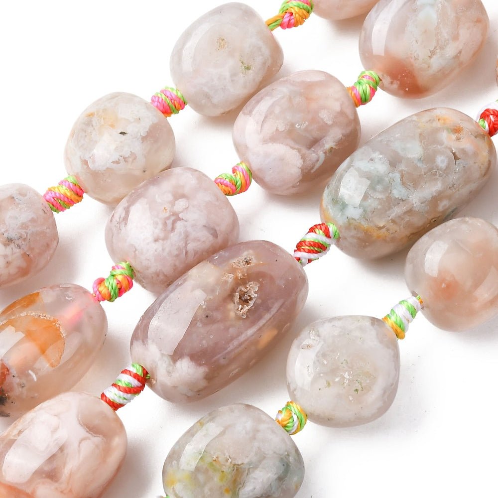 Cherry Blossom Agat Perler – Nuggets (14 - 27mm) - Uniq Perler - 117514