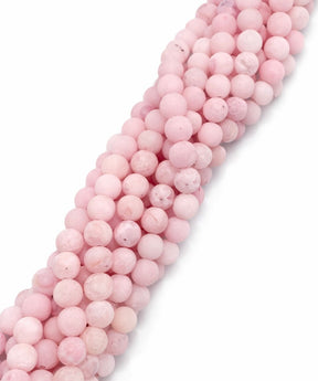Cherry Blossom Jaspis Perler – Frostet, Runde (8mm) - Uniq Perler - 119061