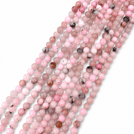 Cherry Blossom Jaspis Perler – Runde (8~8,5mm) - Uniq Perler - 121727