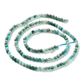 Chrysocolla – Facettiert (3mm) - Uniq Perler - 111381