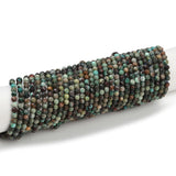 Chrysocolla – Facetteret Runde (3,5mm) - Uniq Perler - 115064