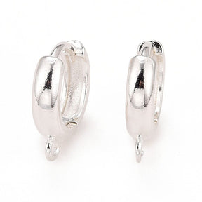 Chunky Hoops – Sterling Silber 925 Beschichtetes Messing (14x12mm) - Uniq Perler - 1111490424