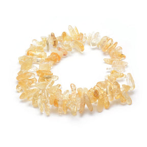 Citrine – Chips/Nuggets With Rounded Edges (8–16mm) - Uniq Perler - 113942
