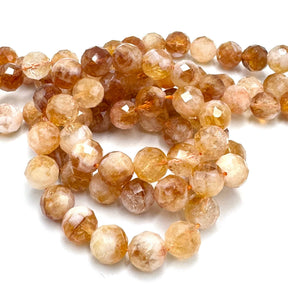 Citrine Many Faceted Beads (10mm) - Uniq Perler - 121314