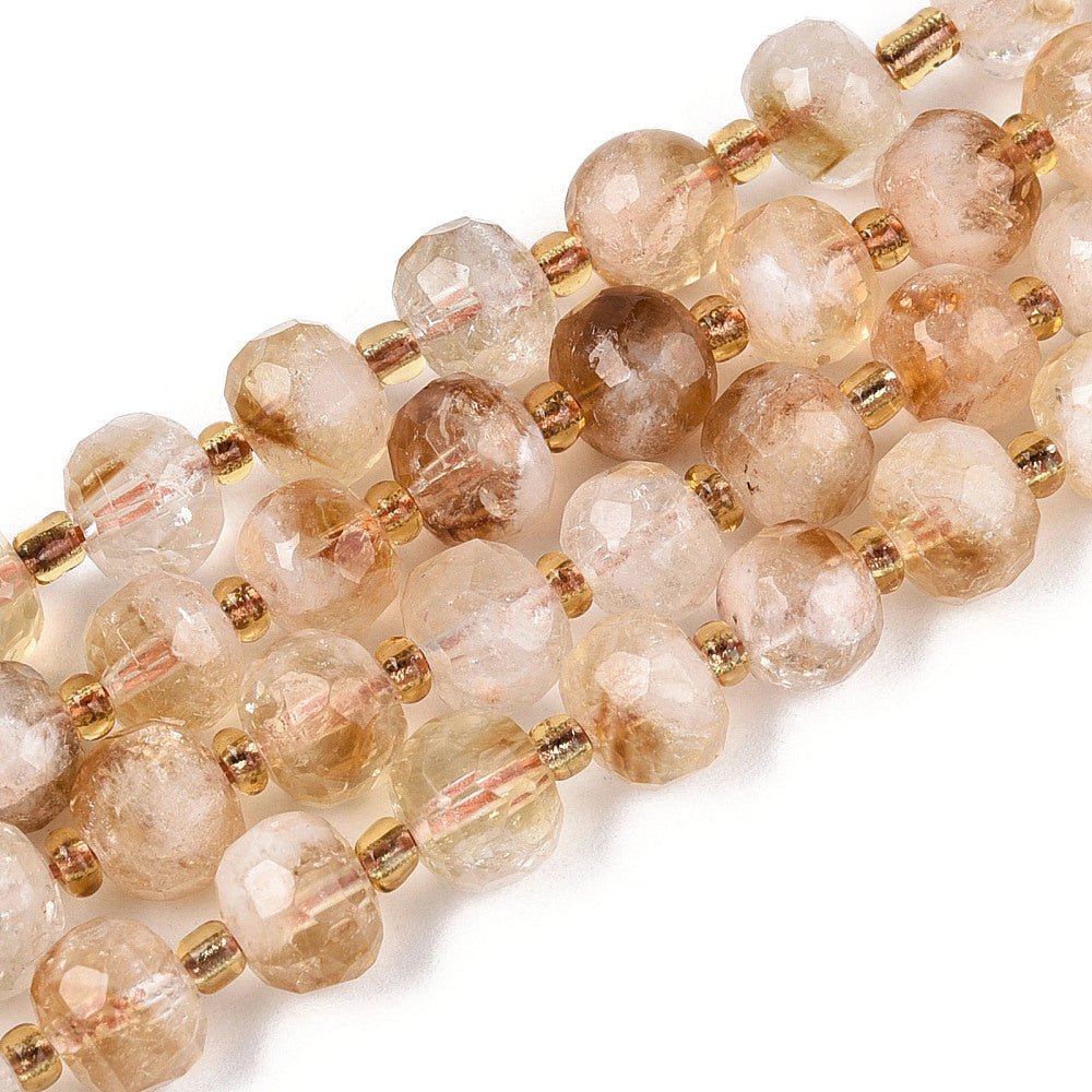 Citrine Beads – Faceted Rondelle (7~8x5~6mm)