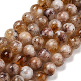 Citrin Perler - Runde, Brun/Gylden (10mm) - Uniq Perler - 115245