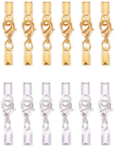 Clip Ends Med Karabinlåse – Mix Farver (33x5mm), 60 Sæt - Uniq Perler - 113713