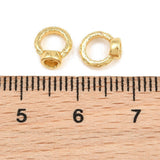 Connector Ring – Langtidsholdbar 18K Forgyldt Messing (8x7x4mm) 10 stk. - Uniq Perler - 126137