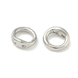 Connector Ringe– Langtidsholdbar Platinbelagt Messing (5x2mm) 10 stk. - Uniq Perler - 126134