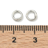 Connector Ringe– Langtidsholdbar Platinbelagt Messing (5x2mm) 10 stk. - Uniq Perler - 126134