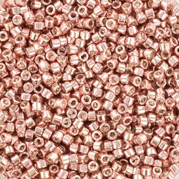 creabead miyuki beads DB 418- Miyuki delica's 11/0 - galvanized blush