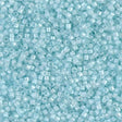 creabead miyuki beads Miyuki Delica Perler, DB 0078, lined luster crystal aqua mist, 11/0