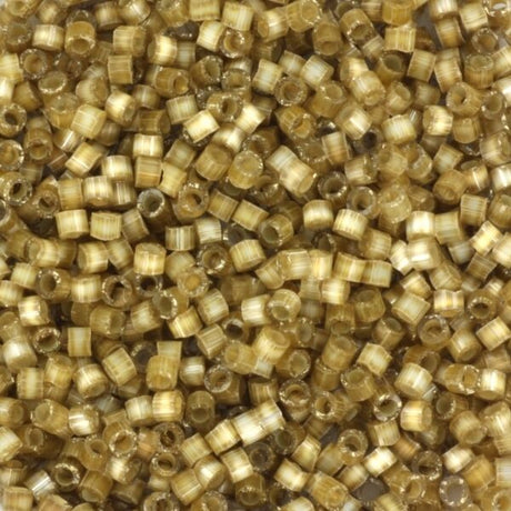 creabead miyuki beads Miyuki Delica Perler, DB 0671,silk satin variegated taupe 11/0