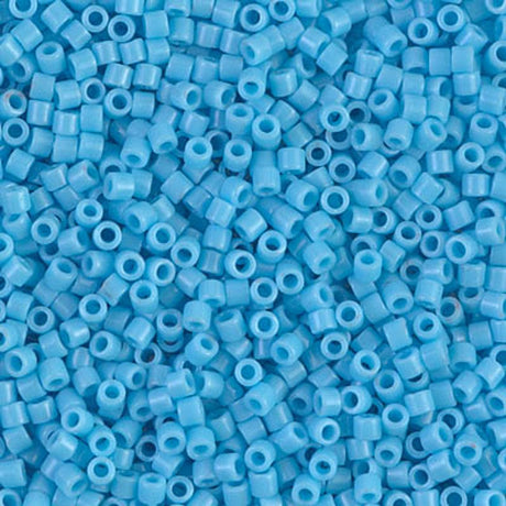 creabead miyuki beads Miyuki Delica Perler, DB 0725, opaque turquoise blue 11/0