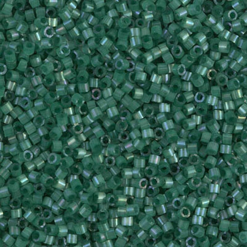 Creabead miyuki beads Miyuki Delica Perler, DB 1814, Silk satin emerald 11/0