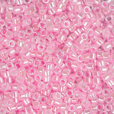 Creabead miyuki beads Miyuki Delica Perler, DB 244 ,ceylon pink 11/0