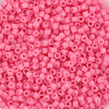 creabead miyuki beads Miyuki Delica Perler opaque dyed carnation pink 1371, 11/0