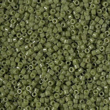 Creabead miyuki beads Miyuki delica's 11/0 - duracoat opaque dyed moss green 2357