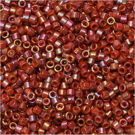 Creabead miyuki beads Miyuki delica's 11/0 - opaque glazed dark red 2275