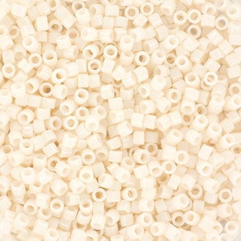 Creabead miyuki beads Miyuki delica's 11/0 - opaque matte bisque white 1510