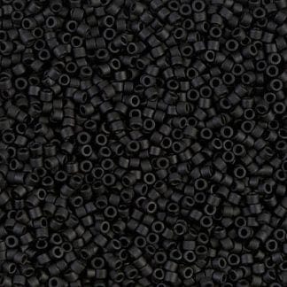 Creabead miyuki beads Miyuki delica's 11/0 - opaque matte black 310