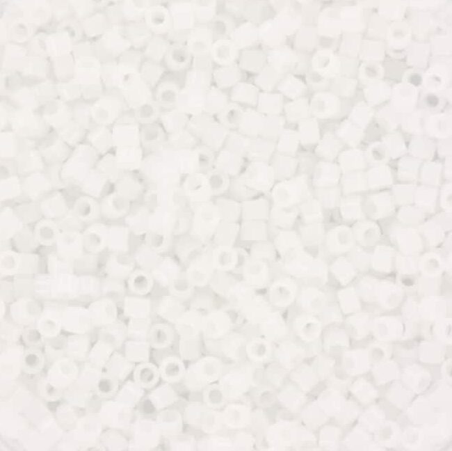 Creabead miyuki beads Miyuki delica's 11/0 - opaque white 200