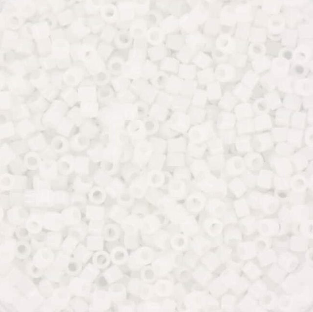 Creabead miyuki beads Miyuki delica's 11/0 - opaque white 200