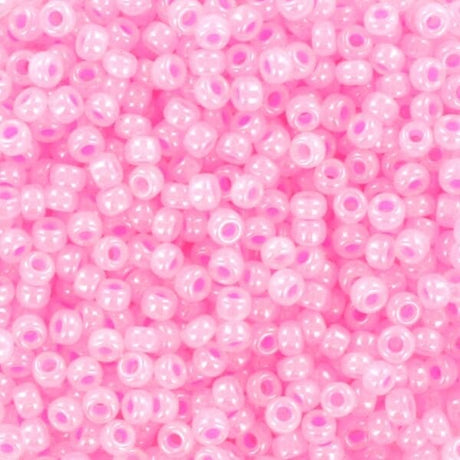 Creabead miyuki beads Miyuki Rocailles Perler, 0518, ceylon soft baby pink, 11/0