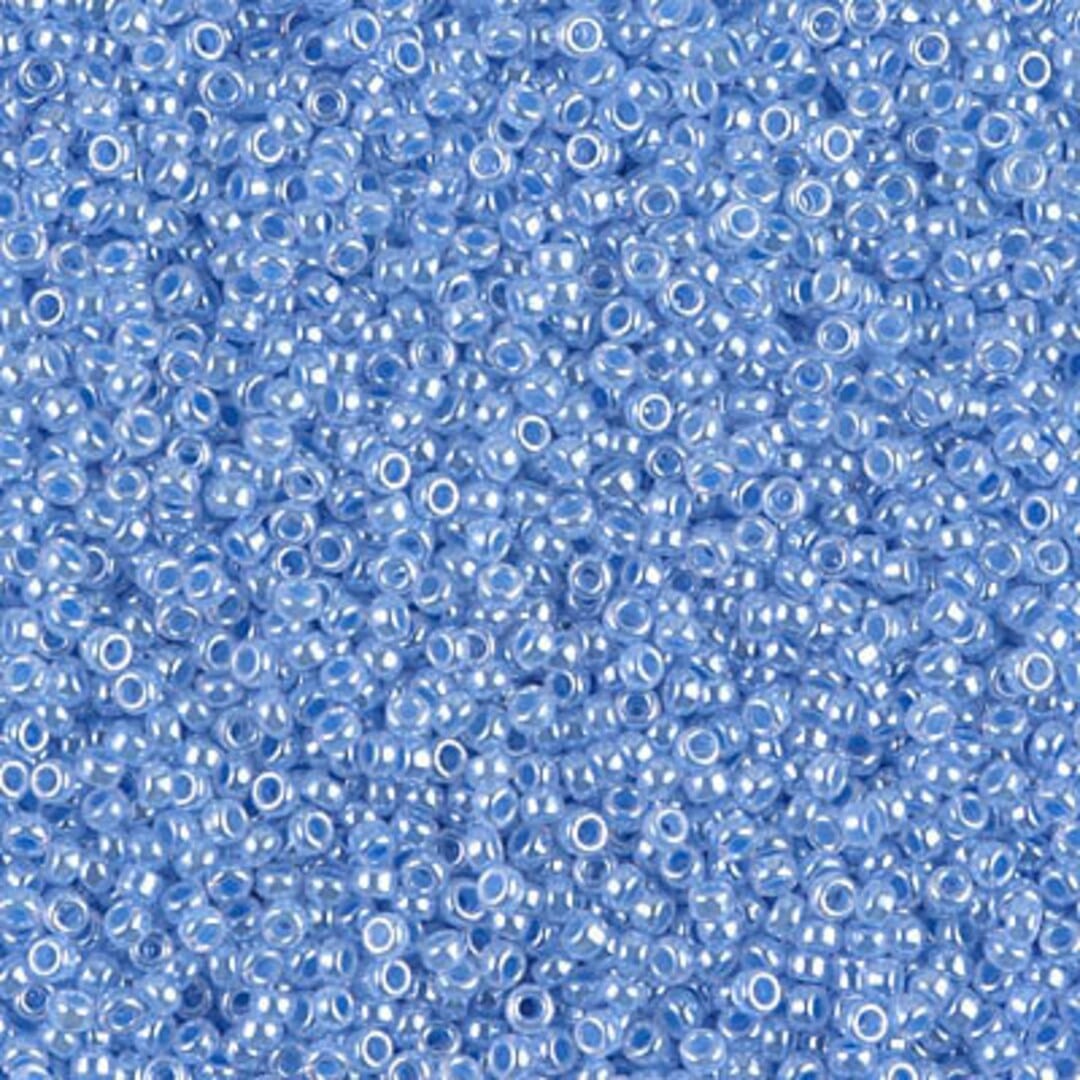 creabead miyuki beads Miyuki Rocailles Perler,  ceylon sky blue 524, 11/0