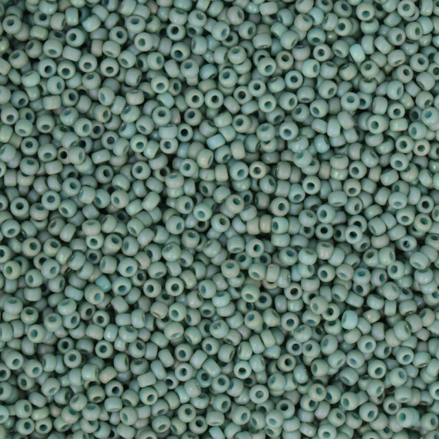 Creabead miyuki beads Miyuki seed beads 11/0 - opaque glazed frosted rainbow celadon 4701